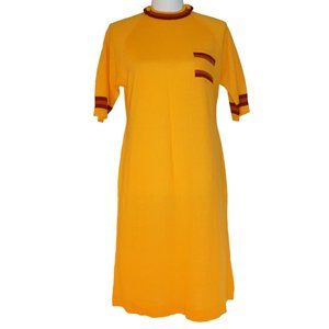 Vintage 1970s Brady Bunch-Style Sweater Dress by Fully Fashioned